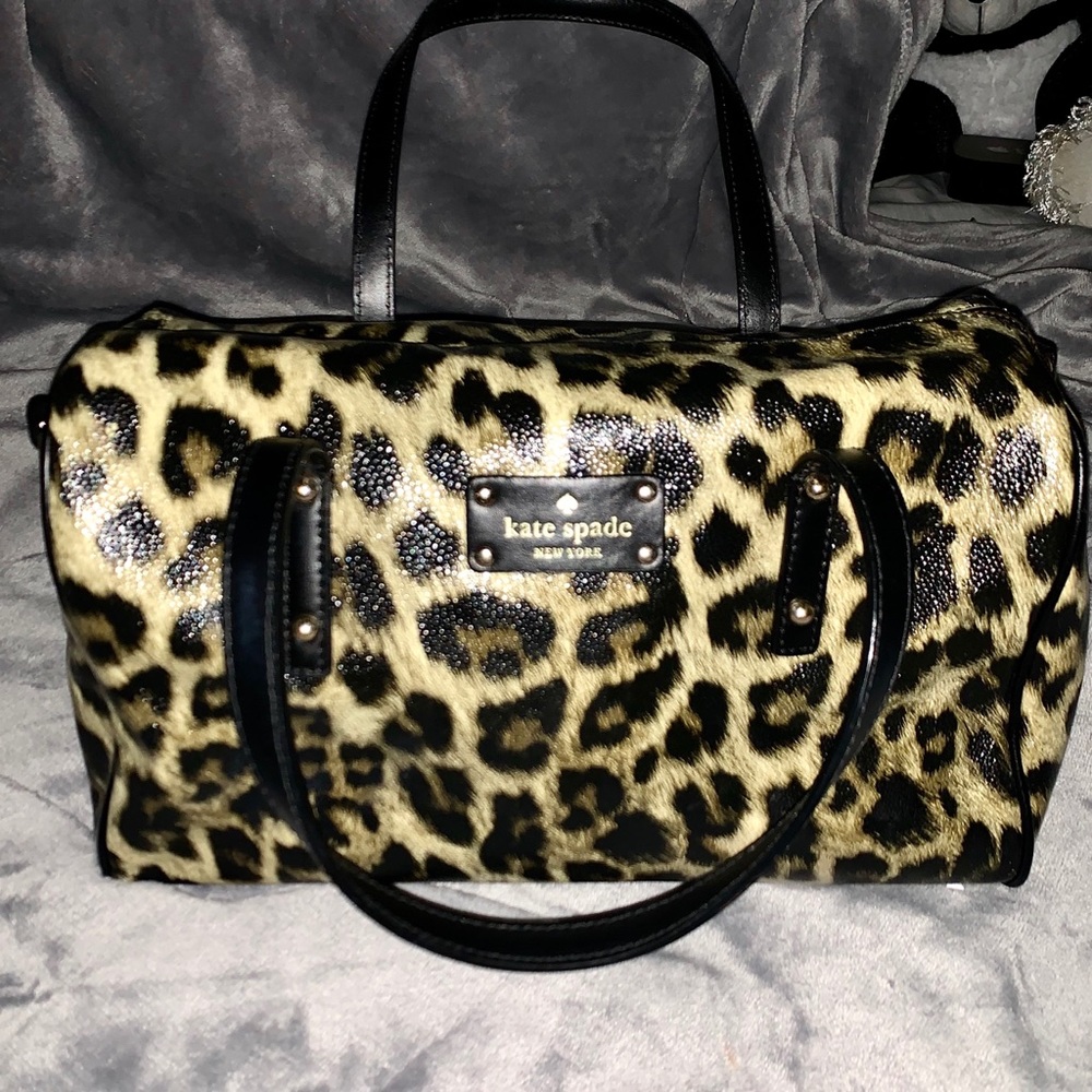 Kate Spade Leopard Satchel Bag